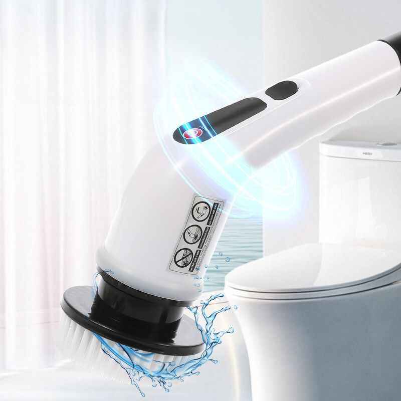 Escovão Elétrico para Limpeza Multiuso 7 em 1