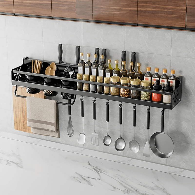 Prateleira Organizadora para Utensílios e Temperos de Cozinha